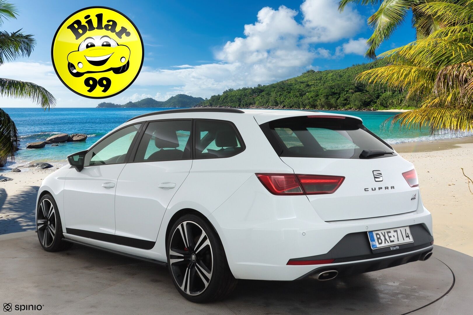 Seat Leon ST 2016 CUPRA ST290 Black Edition * ACC / Webasto / LED / P.tutkat / Apple&Android / Seat äänentoisto *