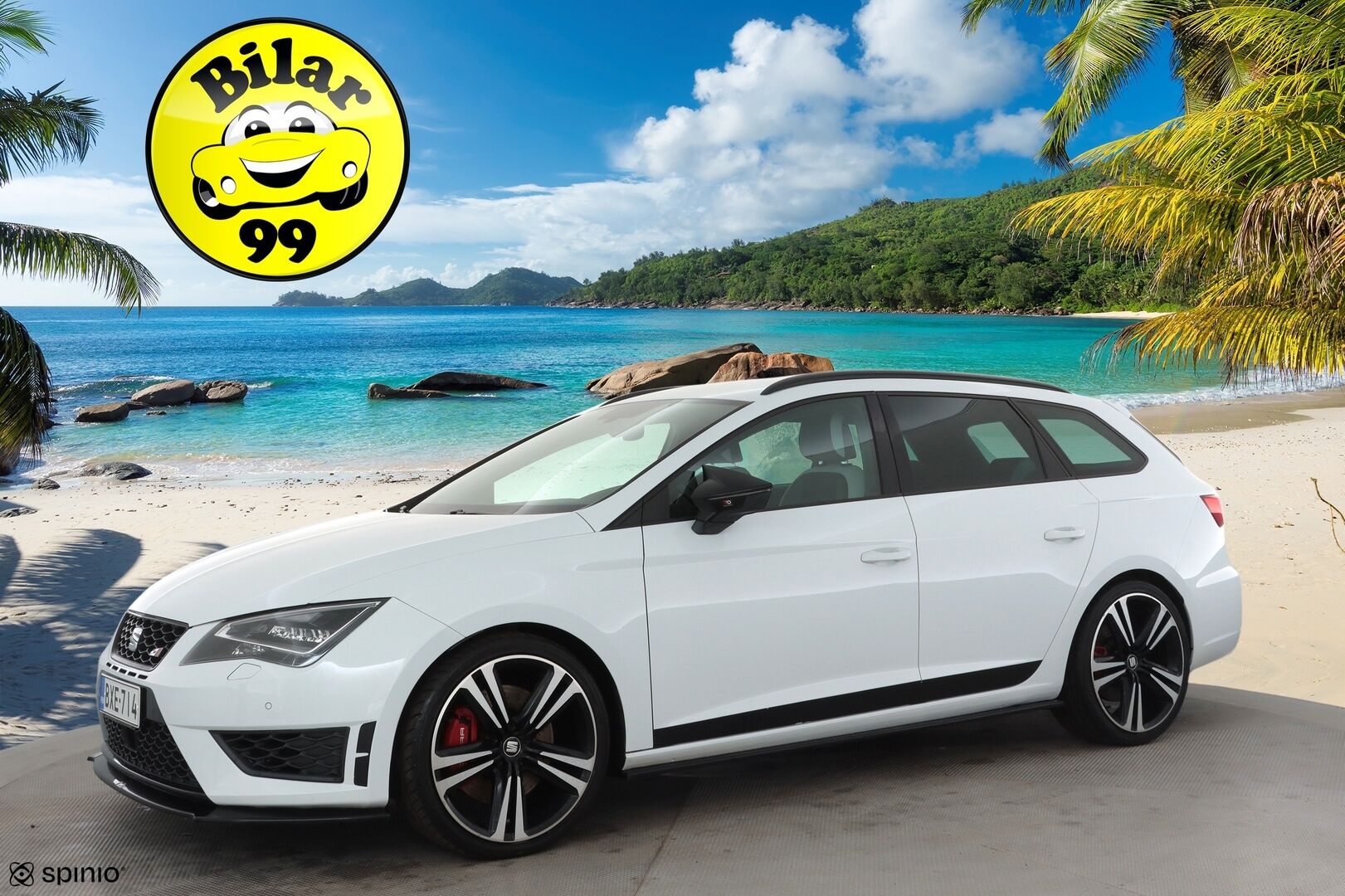 Seat Leon ST 2016 CUPRA ST290 Black Edition * ACC / Webasto / LED / P.tutkat / Apple&Android / Seat äänentoisto *