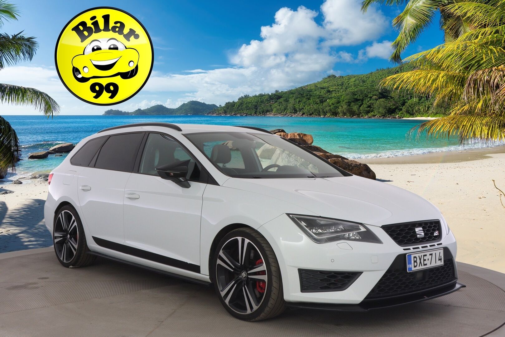 Seat Leon ST 2016 CUPRA ST290 Black Edition * ACC / Webasto / LED / P.tutkat / Apple&Android / Seat äänentoisto *