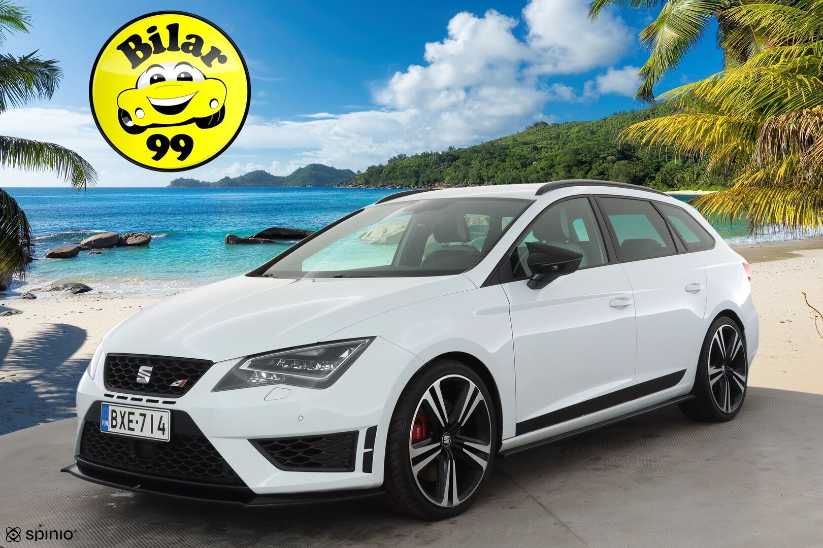 Seat Leon ST 2016 CUPRA ST290 Black Edition * ACC / Webasto / LED / P.tutkat / Apple&Android / Seat äänentoisto *