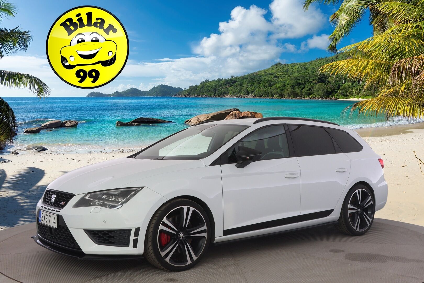 Seat Leon ST 2016 CUPRA ST290 Black Edition * ACC / Webasto / LED / P.tutkat / Apple&Android / Seat äänentoisto *