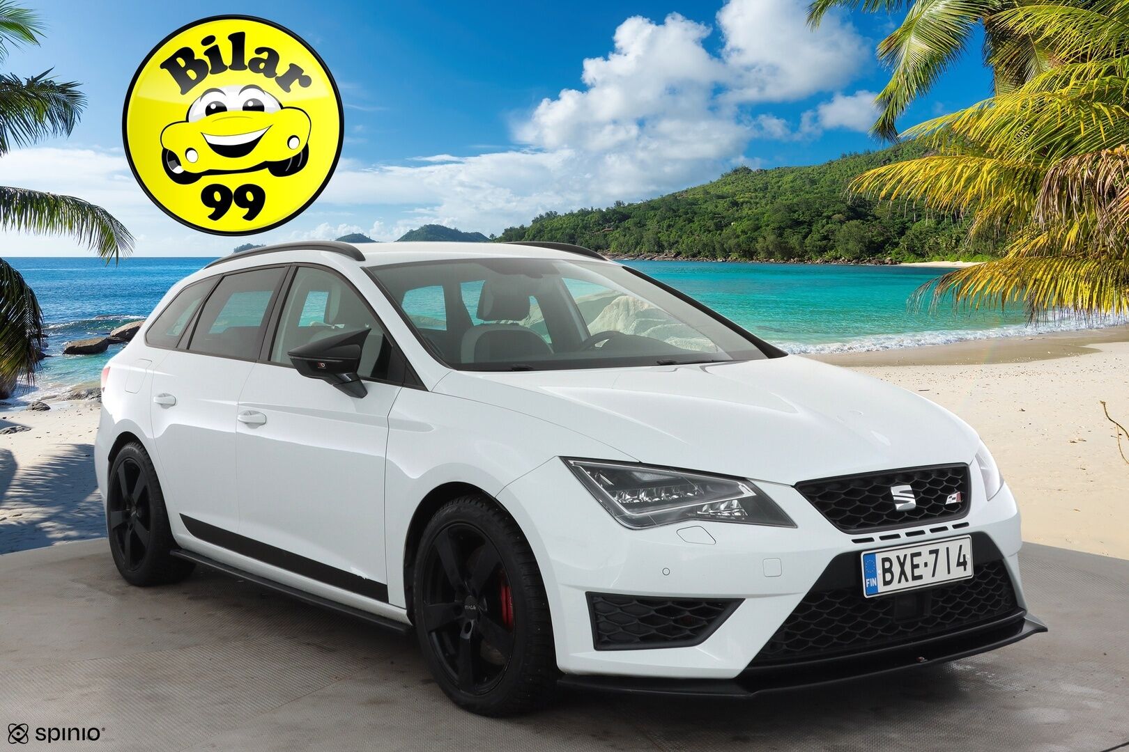 Seat Leon ST 2016 CUPRA ST290 Black Edition * ACC / Webasto / LED / P.tutkat / Apple&Android / Seat äänentoisto *