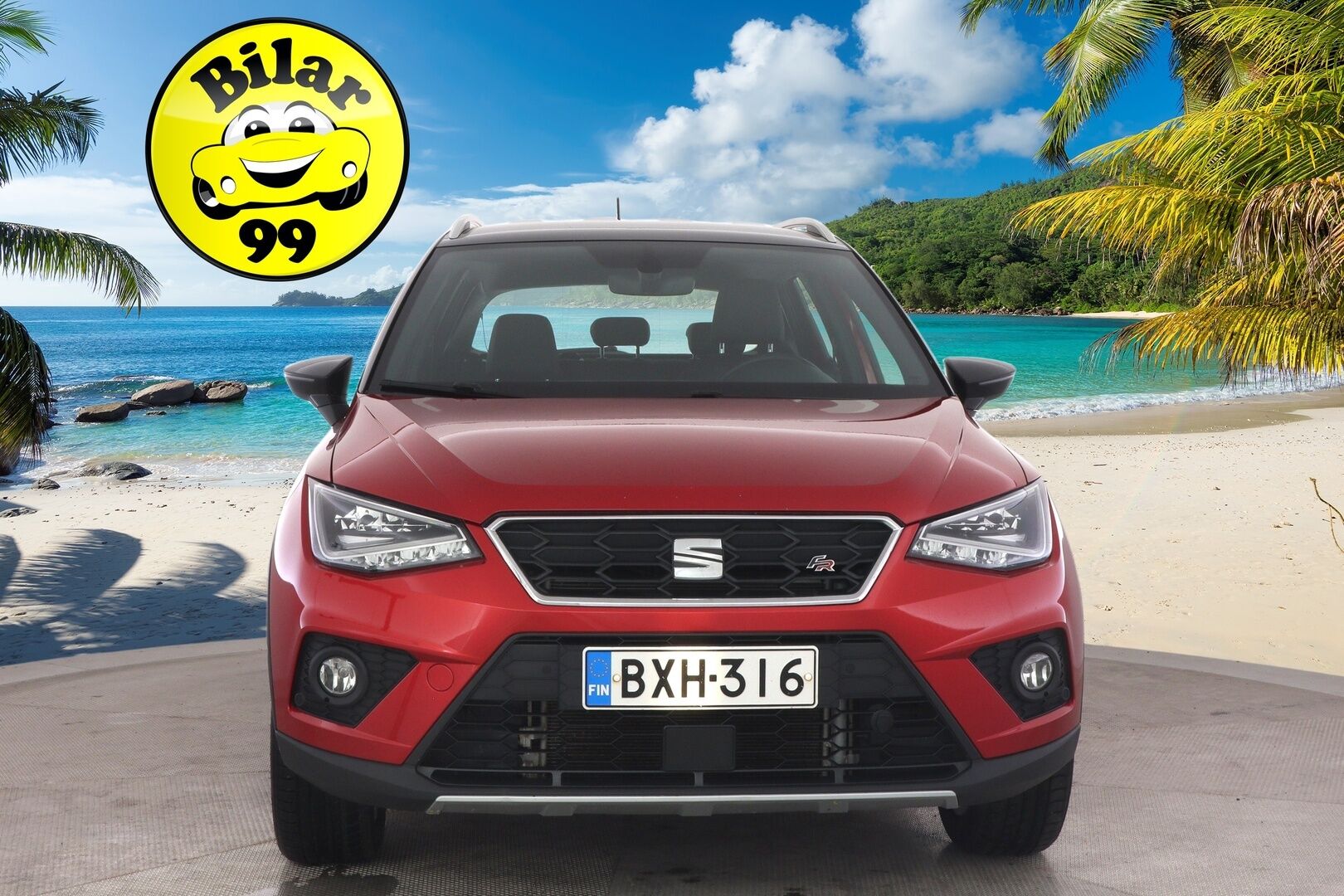 Seat Arona 2019 1,5 TSI EVO FR - Vakkari / Nahka-alcantara Sporttipenkit / P-kamera / Navi / Apple&Android / LED-valot / 2x renkaat / Tutkat / Aut. Ilmastointi