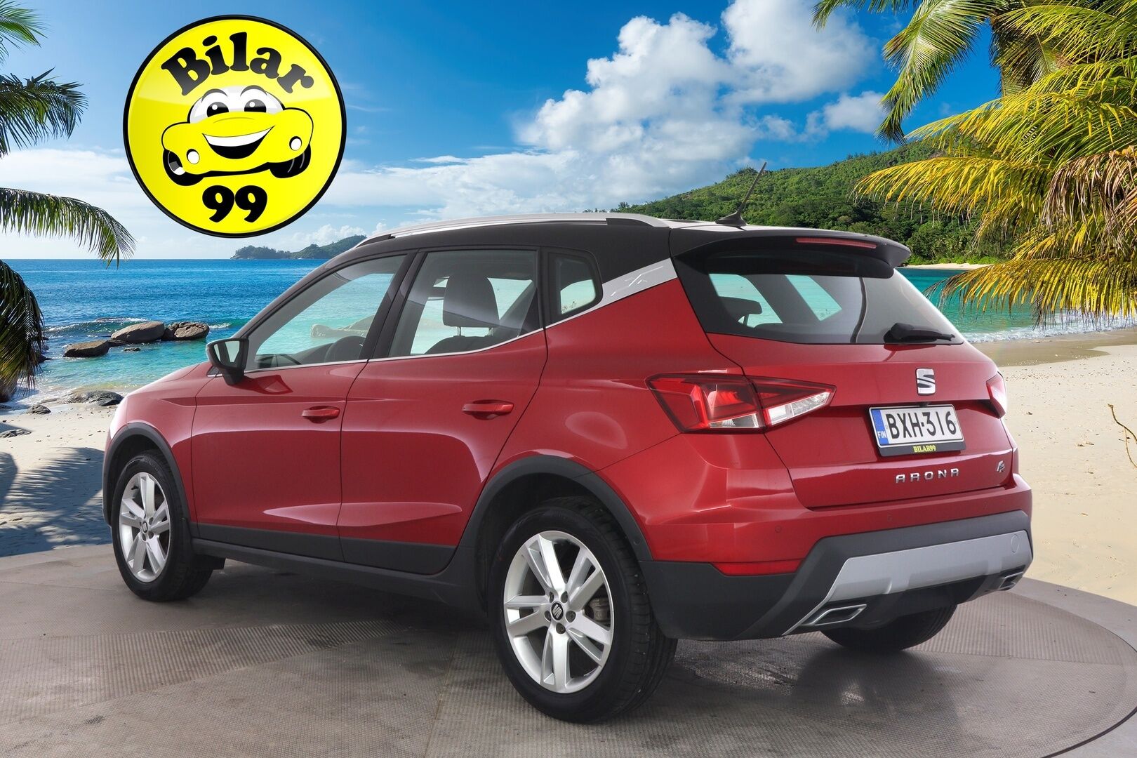 Seat Arona 2019 1,5 TSI EVO FR - Vakkari / Nahka-alcantara Sporttipenkit / P-kamera / Navi / Apple&Android / LED-valot / 2x renkaat / Tutkat / Aut. Ilmastointi