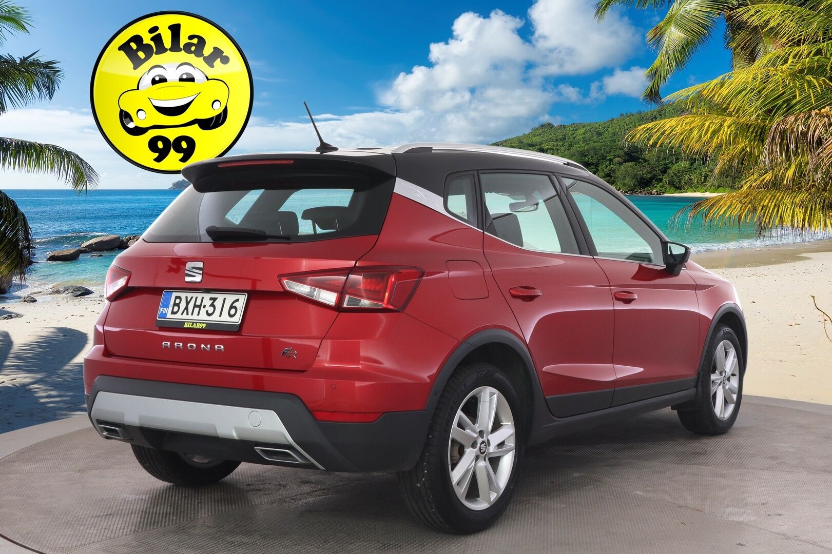 Seat Arona 2019 1,5 TSI EVO FR - Vakkari / Nahka-alcantara Sporttipenkit / P-kamera / Navi / Apple&Android / LED-valot / 2x renkaat / Tutkat / Aut. Ilmastointi