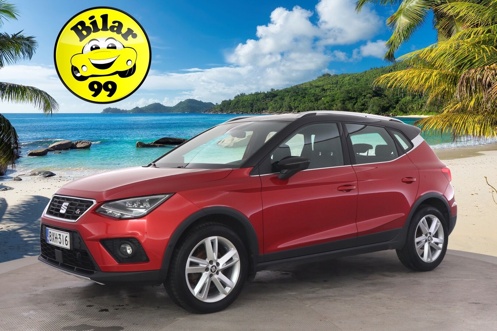 Seat Arona 2019 1,5 TSI EVO FR - Vakkari / Nahka-alcantara Sporttipenkit / P-kamera / Navi / Apple&Android / LED-valot / 2x renkaat / Tutkat / Aut. Ilmastointi