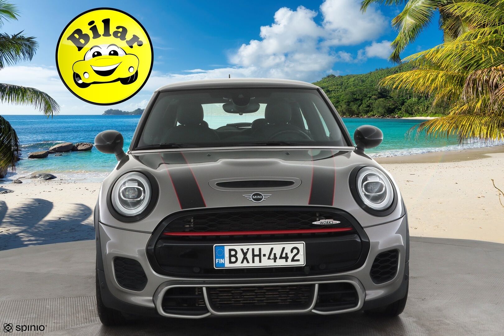 MINI Hatchback 2019 John Cooper Works A Maximise - HUD | Adapt LED | H/K | Urheilullinen alusta | Kamera | Sporttinahat | Keyless | AppleCarplay |  Vakkari | Lohko | Suomi-auto | Kahdet Renkaat 