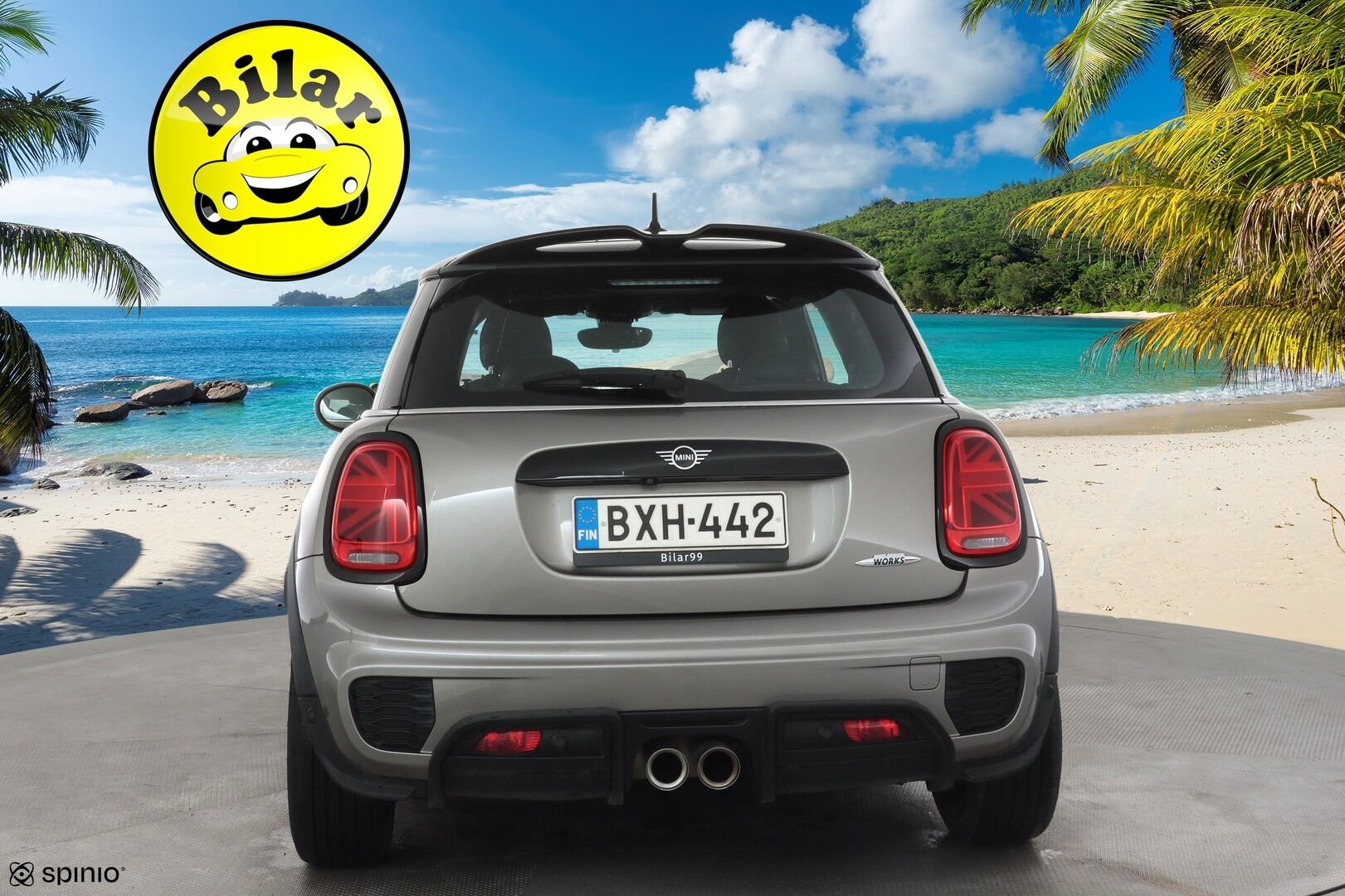 MINI Hatchback 2019 John Cooper Works A Maximise - HUD | Adapt LED | H/K | Urheilullinen alusta | Kamera | Sporttinahat | Keyless | AppleCarplay |  Vakkari | Lohko | Suomi-auto | Kahdet Renkaat 