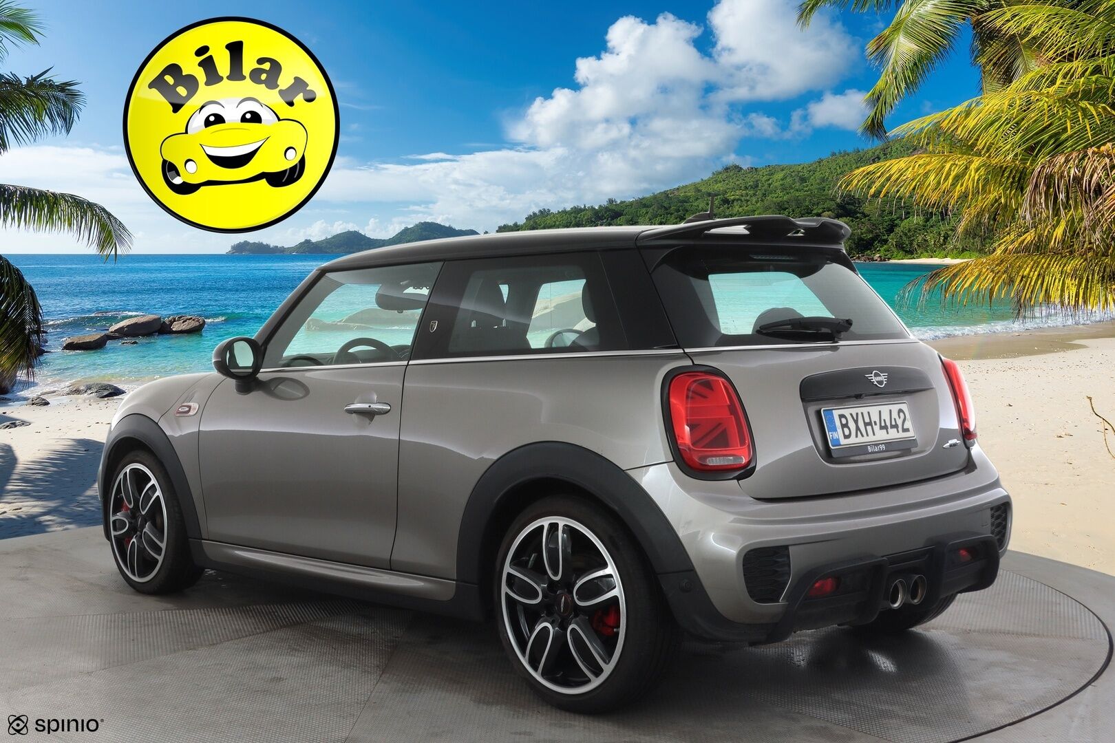 MINI Hatchback 2019 John Cooper Works A Maximise - HUD | Adapt LED | H/K | Urheilullinen alusta | Kamera | Sporttinahat | Keyless | AppleCarplay |  Vakkari | Lohko | Suomi-auto | Kahdet Renkaat 