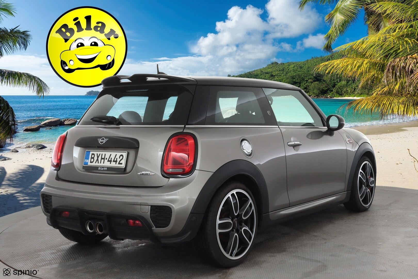 MINI Hatchback 2019 John Cooper Works A Maximise - HUD | Adapt LED | H/K | Urheilullinen alusta | Kamera | Sporttinahat | Keyless | AppleCarplay |  Vakkari | Lohko | Suomi-auto | Kahdet Renkaat 