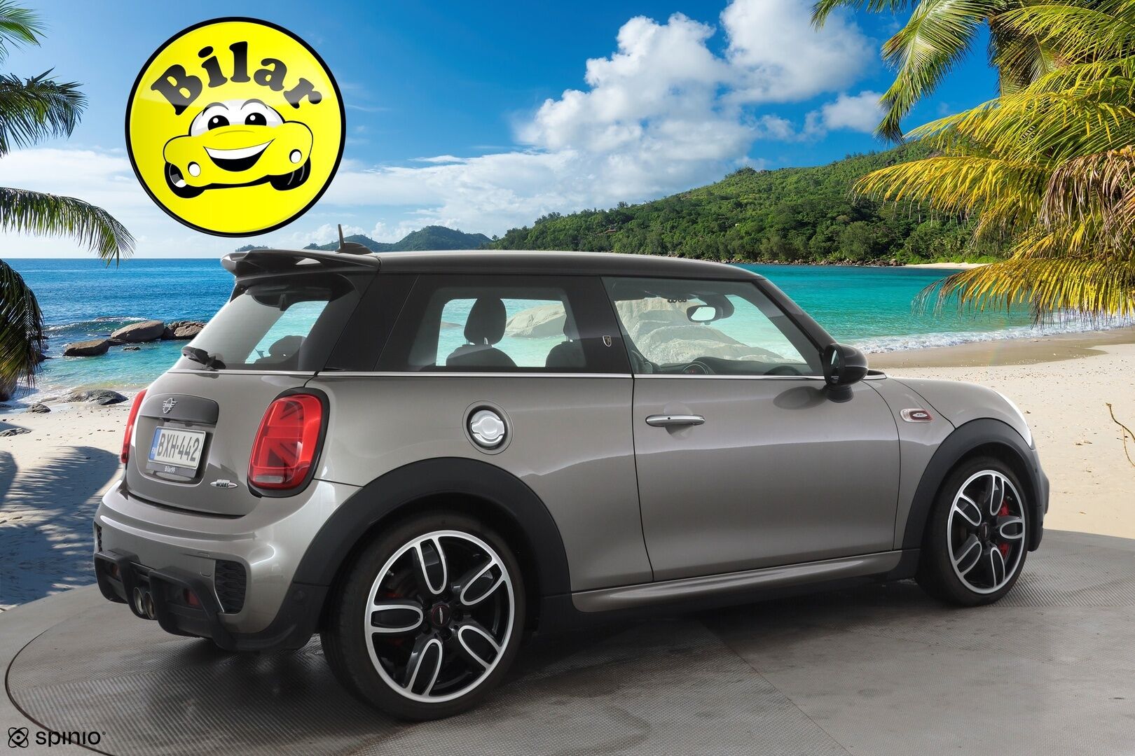 MINI Hatchback 2019 John Cooper Works A Maximise - HUD | Adapt LED | H/K | Urheilullinen alusta | Kamera | Sporttinahat | Keyless | AppleCarplay |  Vakkari | Lohko | Suomi-auto | Kahdet Renkaat 