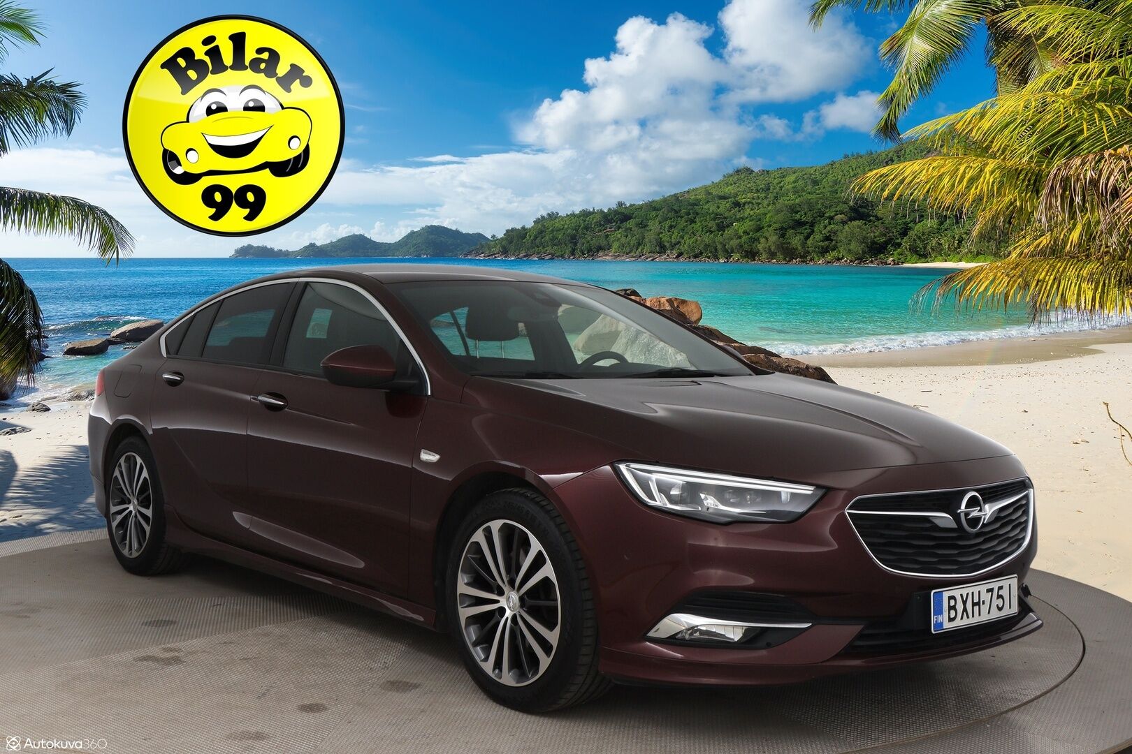 Opel Insignia 2019 Grand Sport Executive 200 Turbo A / OPC-Line / HUD / Blis / 360 / Ilmastoidut nahat / Hieronta / Vakkari / Koukku / - 1. om Suomiauto / Merkkiliikkeen huoltokirja / Jakopää juuri vaihdettu / Huippuvarusteltu 