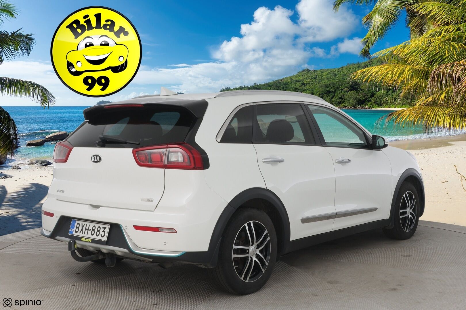 Kia Niro 2018 8.9 kWh P-HEV DCT 141hp ** Nahat / Lohko / P-Kamera / Sähköpenkki** - Kahdet hyvät renkaat kattavalla huoltohistorialla