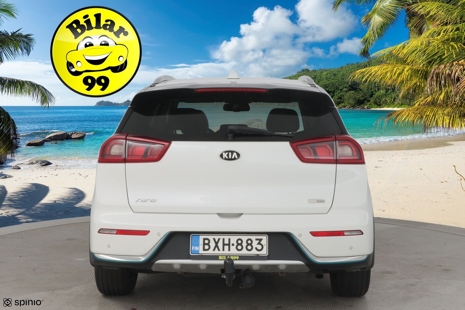 Kia Niro 2018 8.9 kWh P-HEV DCT 141hp ** Nahat / Lohko / P-Kamera / Sähköpenkki** - Kahdet hyvät renkaat kattavalla huoltohistorialla