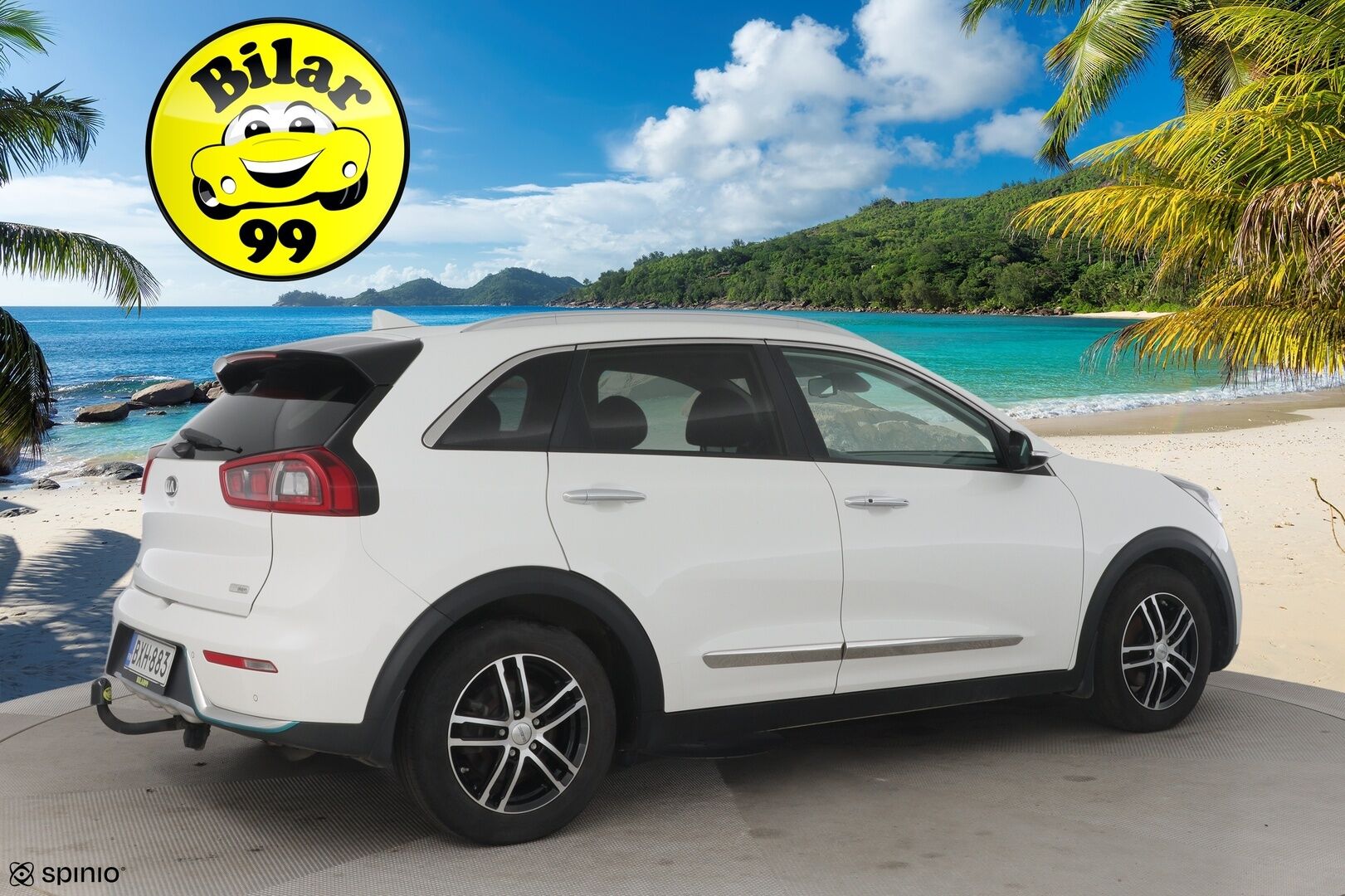 Kia Niro 2018 8.9 kWh P-HEV DCT 141hp ** Nahat / Lohko / P-Kamera / Sähköpenkki** - Kahdet hyvät renkaat kattavalla huoltohistorialla