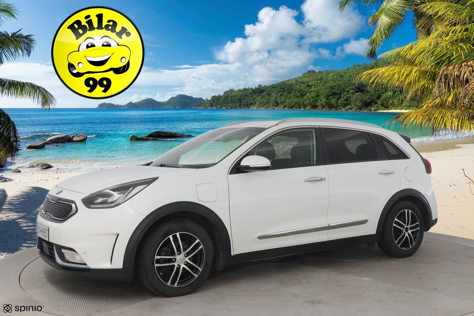 Kia Niro 2018 8.9 kWh P-HEV DCT 141hp ** Nahat / Lohko / P-Kamera / Sähköpenkki** - Kahdet hyvät renkaat kattavalla huoltohistorialla