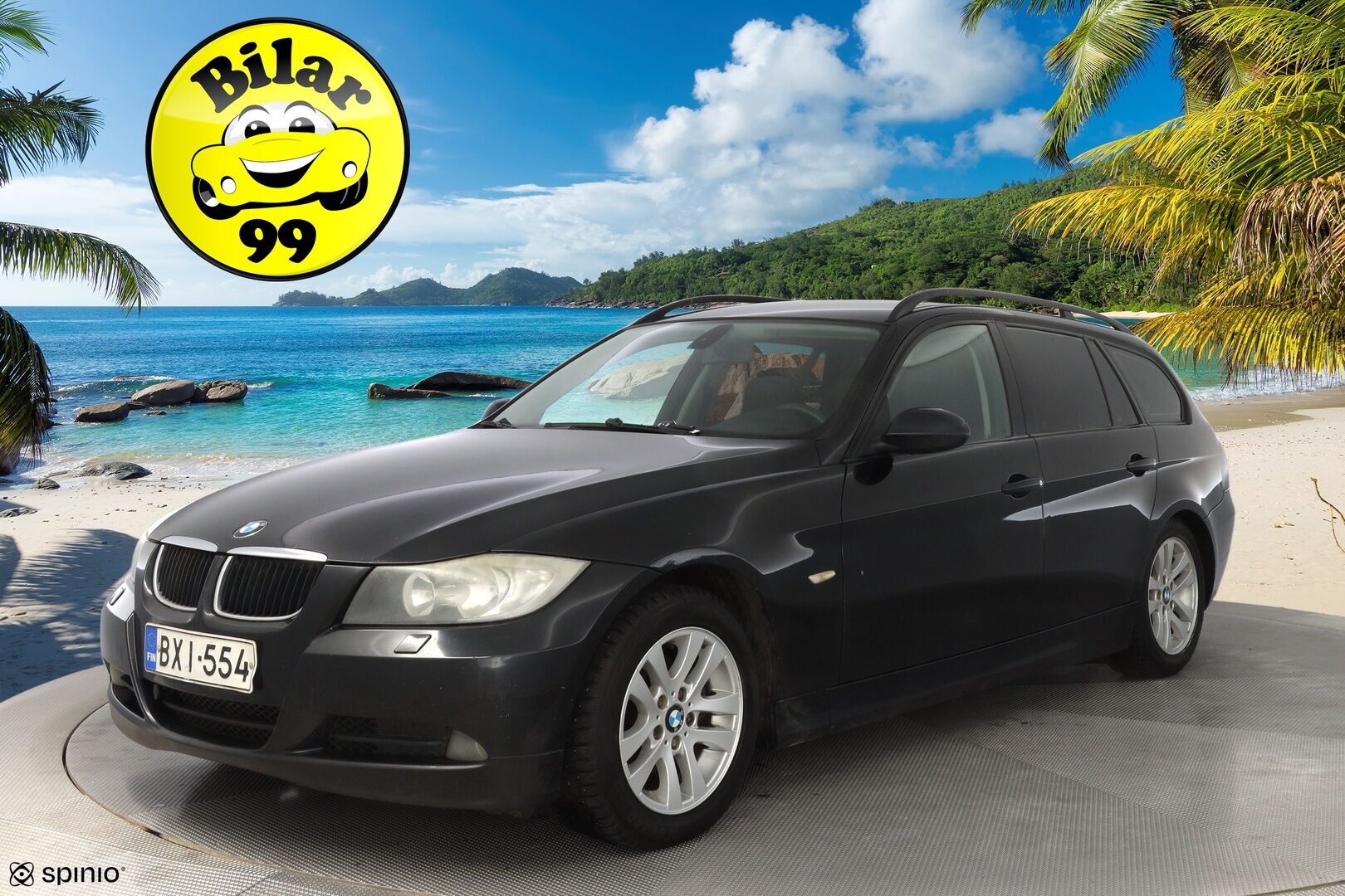 BMW 320 2008 E91 Touring * Tämä auto myydään YritysOutlet -valikoimasta vain yritykselle * - Kahdet vanteet / Särmä huoltohistoria / Seuraava katsastus 11 / 26