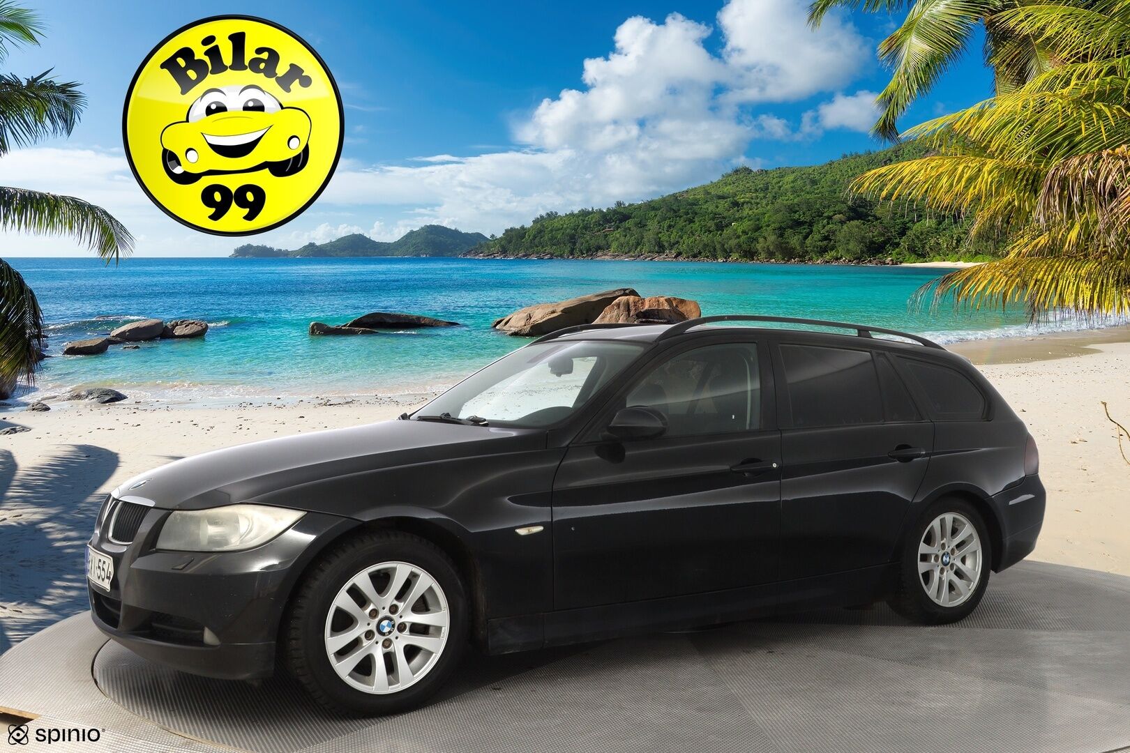 BMW 320 2008 E91 Touring * Tämä auto myydään YritysOutlet -valikoimasta vain yritykselle * - Kahdet vanteet / Särmä huoltohistoria / Seuraava katsastus 11 / 26