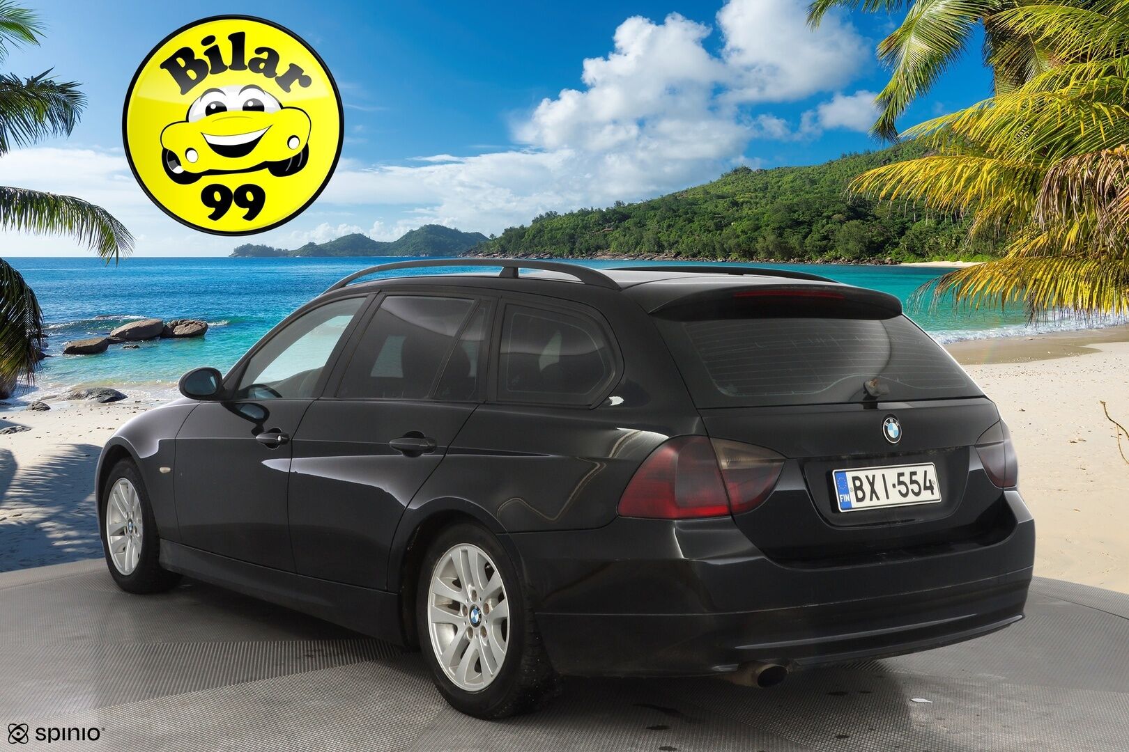 BMW 320 2008 E91 Touring * Tämä auto myydään YritysOutlet -valikoimasta vain yritykselle * - Kahdet vanteet / Särmä huoltohistoria / Seuraava katsastus 11 / 26