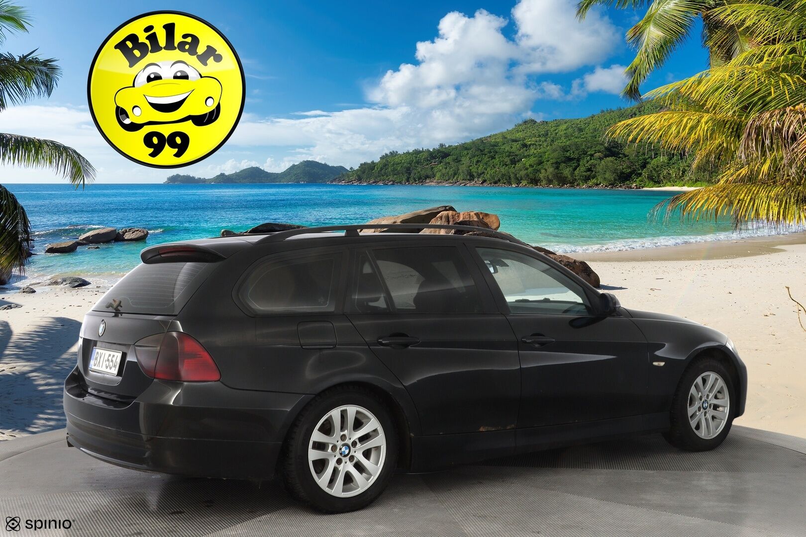 BMW 320 2008 E91 Touring * Tämä auto myydään YritysOutlet -valikoimasta vain yritykselle * - Kahdet vanteet / Särmä huoltohistoria / Seuraava katsastus 11 / 26