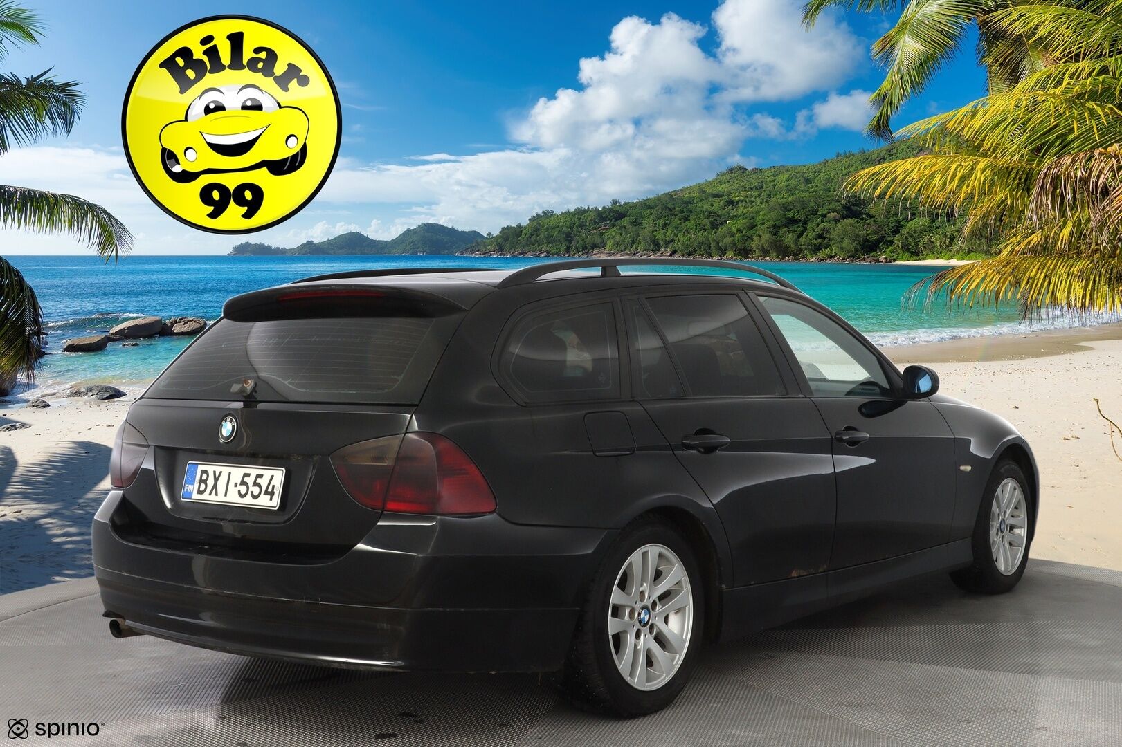 BMW 320 2008 E91 Touring * Tämä auto myydään YritysOutlet -valikoimasta vain yritykselle * - Kahdet vanteet / Särmä huoltohistoria / Seuraava katsastus 11 / 26