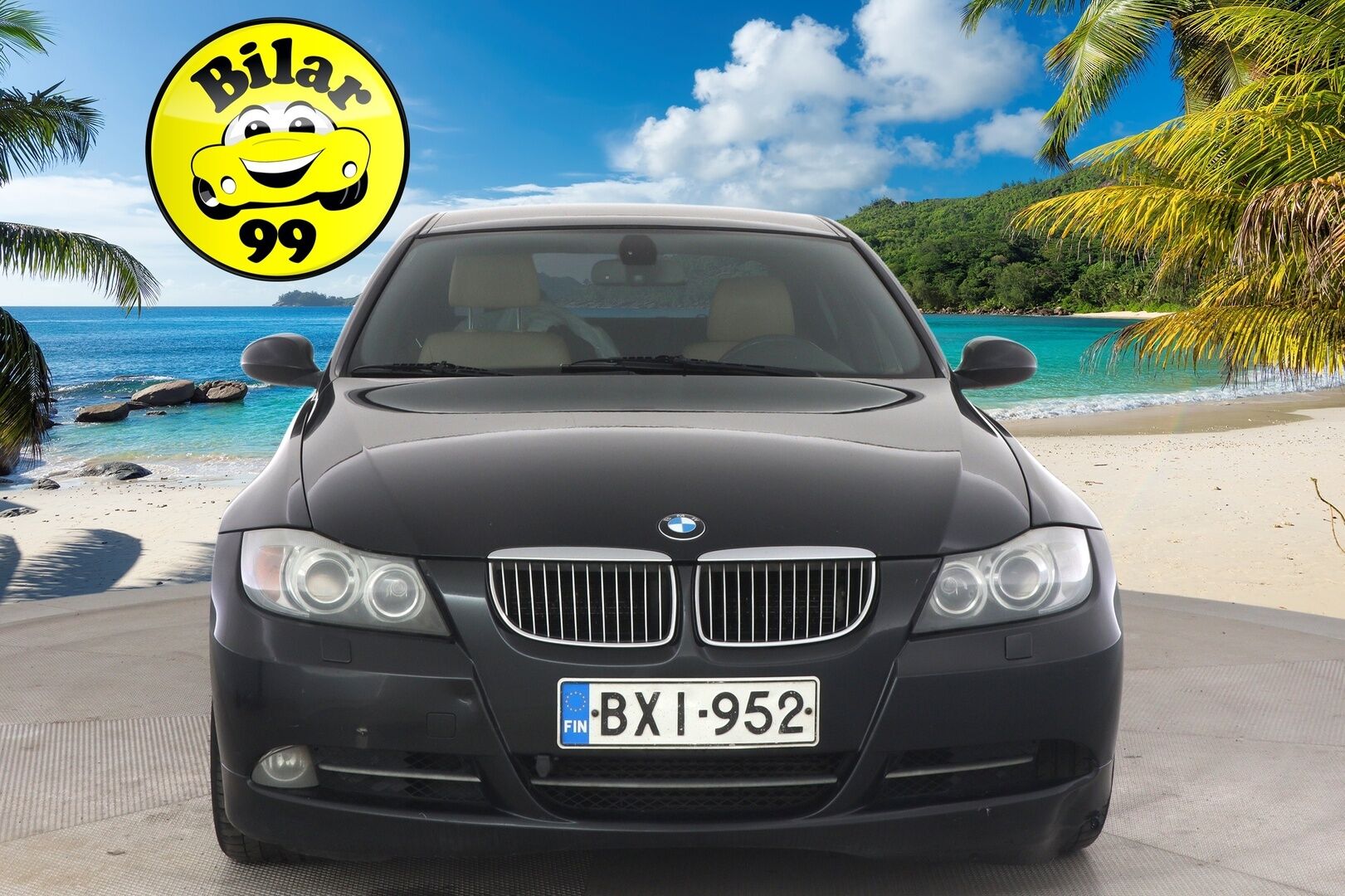 BMW 330 2007 E90 330xd - */ MYYDÄÄN HUUTOKAUPAT.COM / Suomi-auto / Nahkapenkit / Vakkari / Lohko / Ilmastointi / Huoltokirja / 2x renkaat /*