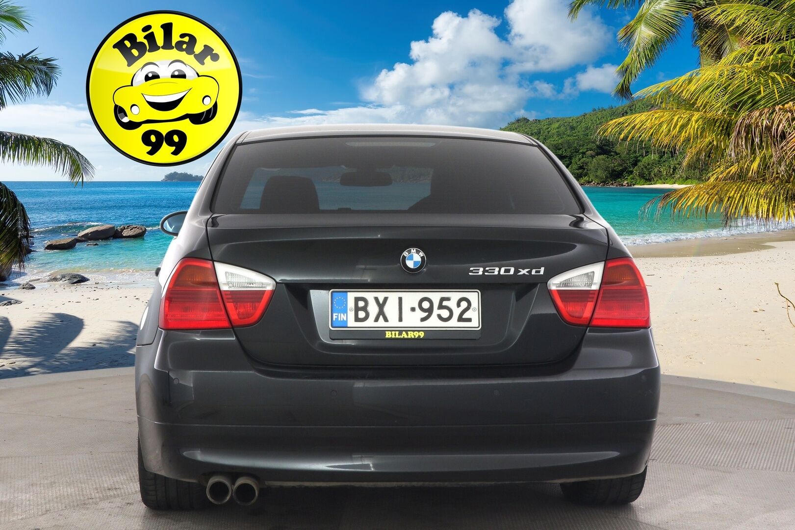 BMW 330 2007 E90 330xd - */ MYYDÄÄN HUUTOKAUPAT.COM / Suomi-auto / Nahkapenkit / Vakkari / Lohko / Ilmastointi / Huoltokirja / 2x renkaat /*