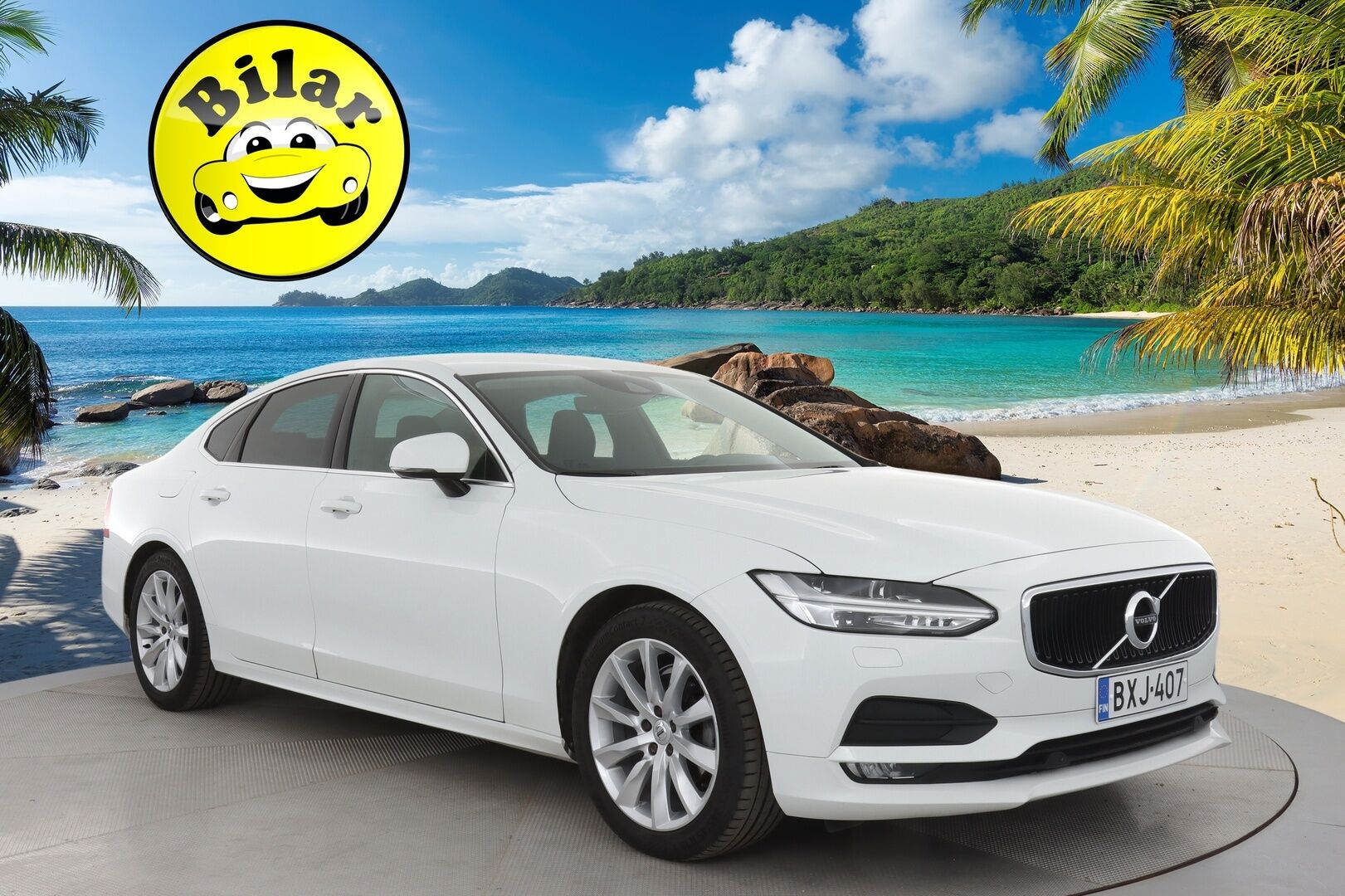 Volvo S90 2019 D3 Business aut * Pilot assist / Webasto / ACC / Navi / LED / Lämm. ohjauspyörä / Tutkat / S.Kontti * - * Suomi auto / Kahdet renkaat ja vanteet / kattavasti huollettu *