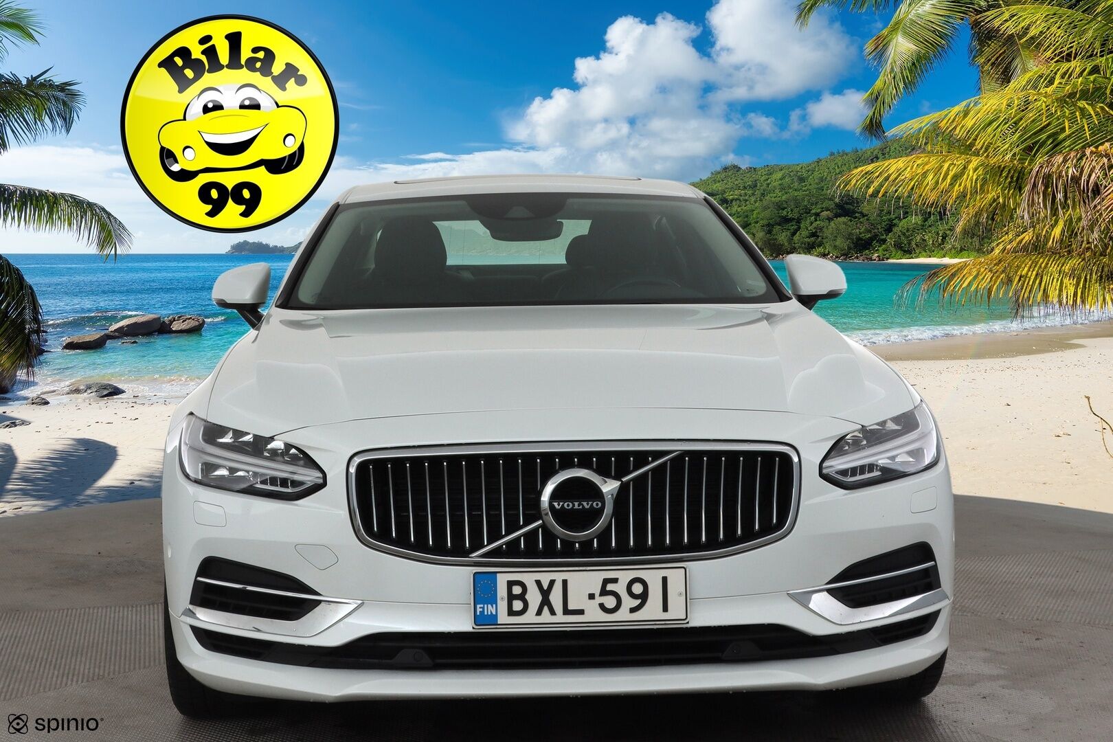 Volvo S90 2018 T8 AWD Business Inscription aut * ACC / P.kamera / Full LED / Navi / Muistipenkki / Lasikattoluukku / KeylessGo / Webasto / Koukku * - Kahdet renkaat aluvanteilla - HULLU BLACKWEEK KORKOTARJOUS 2,49%