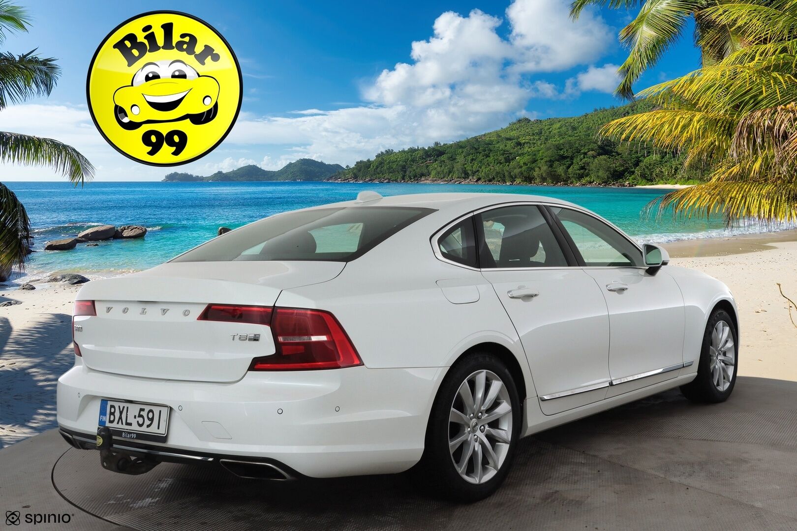 Volvo S90 2018 T8 AWD Business Inscription aut * ACC / P.kamera / Full LED / Navi / Muistipenkki / Lasikattoluukku / KeylessGo / Webasto / Koukku * - Kahdet renkaat aluvanteilla - HULLU BLACKWEEK KORKOTARJOUS 2,49%