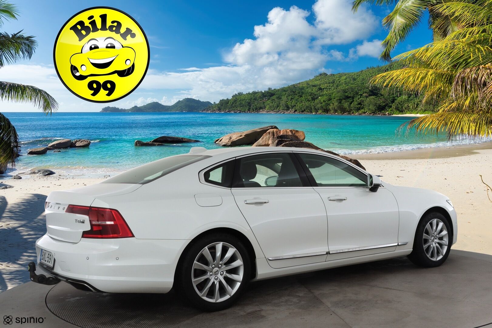 Volvo S90 2018 T8 AWD Business Inscription aut * ACC / P.kamera / Full LED / Navi / Muistipenkki / Lasikattoluukku / KeylessGo / Webasto / Koukku * - Kahdet renkaat aluvanteilla - HULLU BLACKWEEK KORKOTARJOUS 2,49%