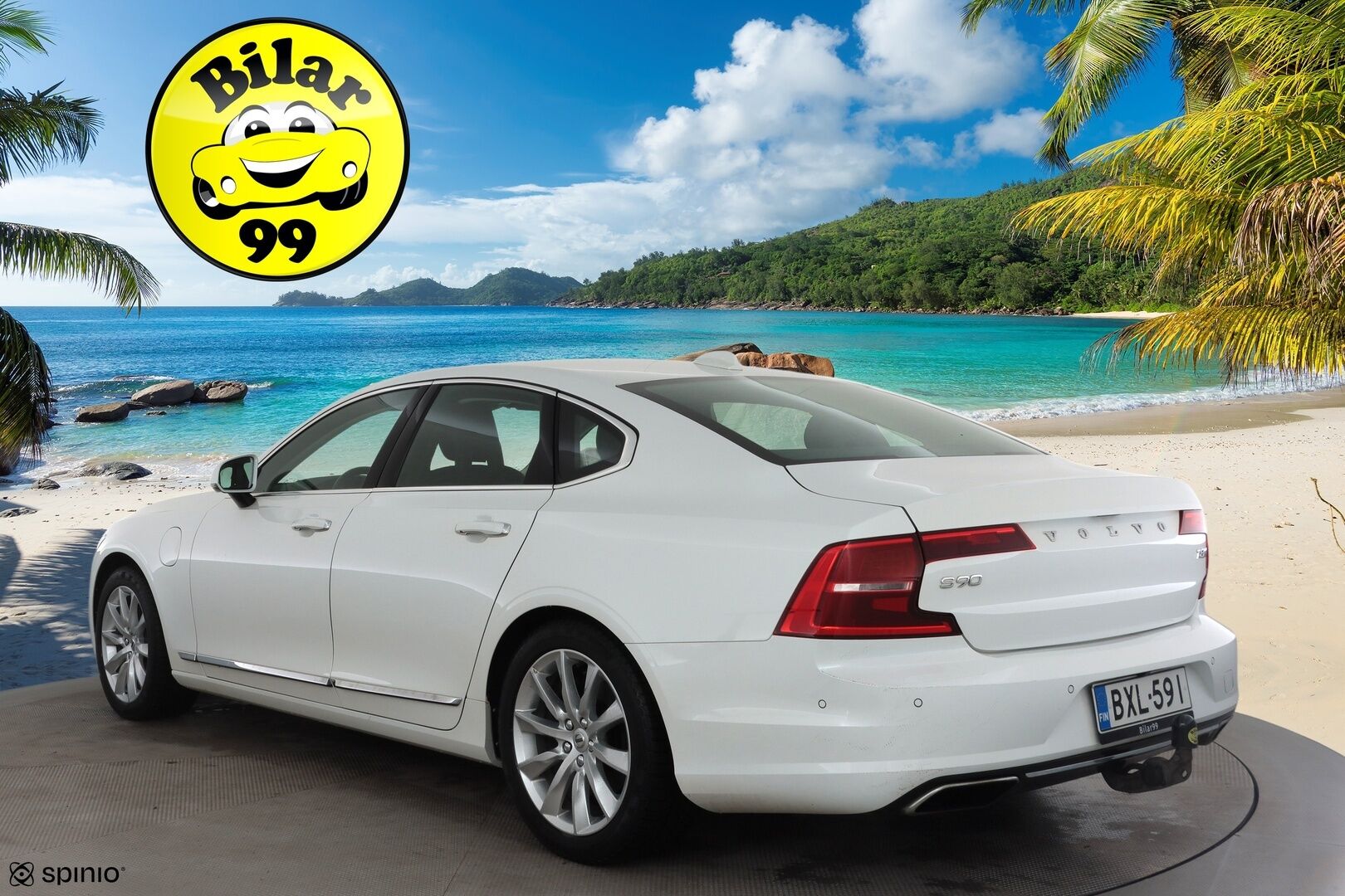 Volvo S90 2018 T8 AWD Business Inscription aut * ACC / P.kamera / Full LED / Navi / Muistipenkki / Lasikattoluukku / KeylessGo / Webasto / Koukku * - Kahdet renkaat aluvanteilla - HULLU BLACKWEEK KORKOTARJOUS 2,49%