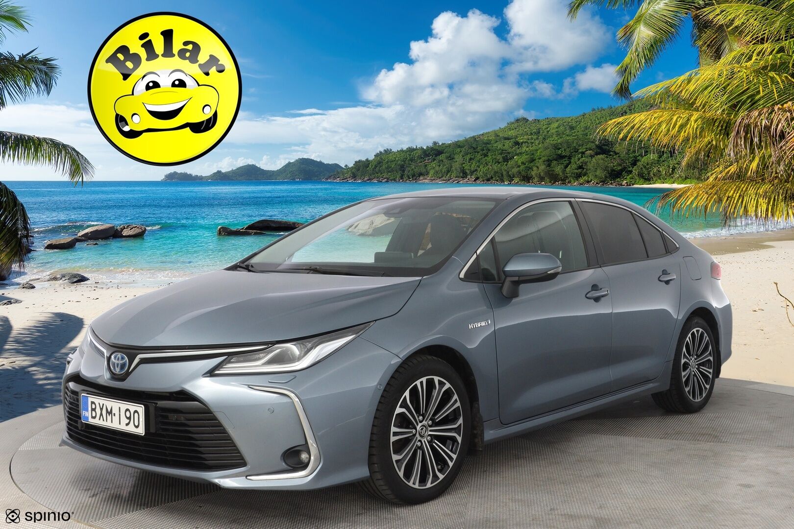 Toyota Corolla 2019 Sedan 1,8 Hybrid Style - ACC | Koukku | Blis | Lohko | Nahat | Kamera | LED | Navi | Tutkat | Suomi-auto | Kahdet alumiinivanteet | SUPER VARUSTEET!