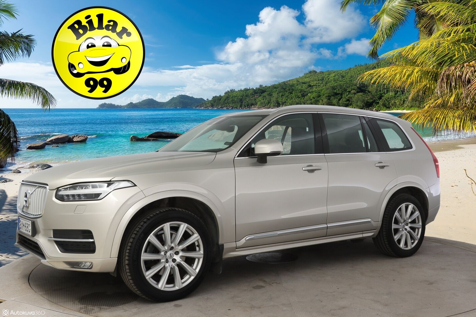 Volvo XC90 2019 D5 AWD Inscription aut * 7-P / Kamera / PilotAssist / Webasto / Muistipenkit / Vetokoukku / Nahkasisusta / Navi * - 2,99 % KORKOTARJOUS TÄHÄN AUTOON - * Jakohihna juuri vaihdettu / Suomi-auto / 2x Vanteet & Renkaat *