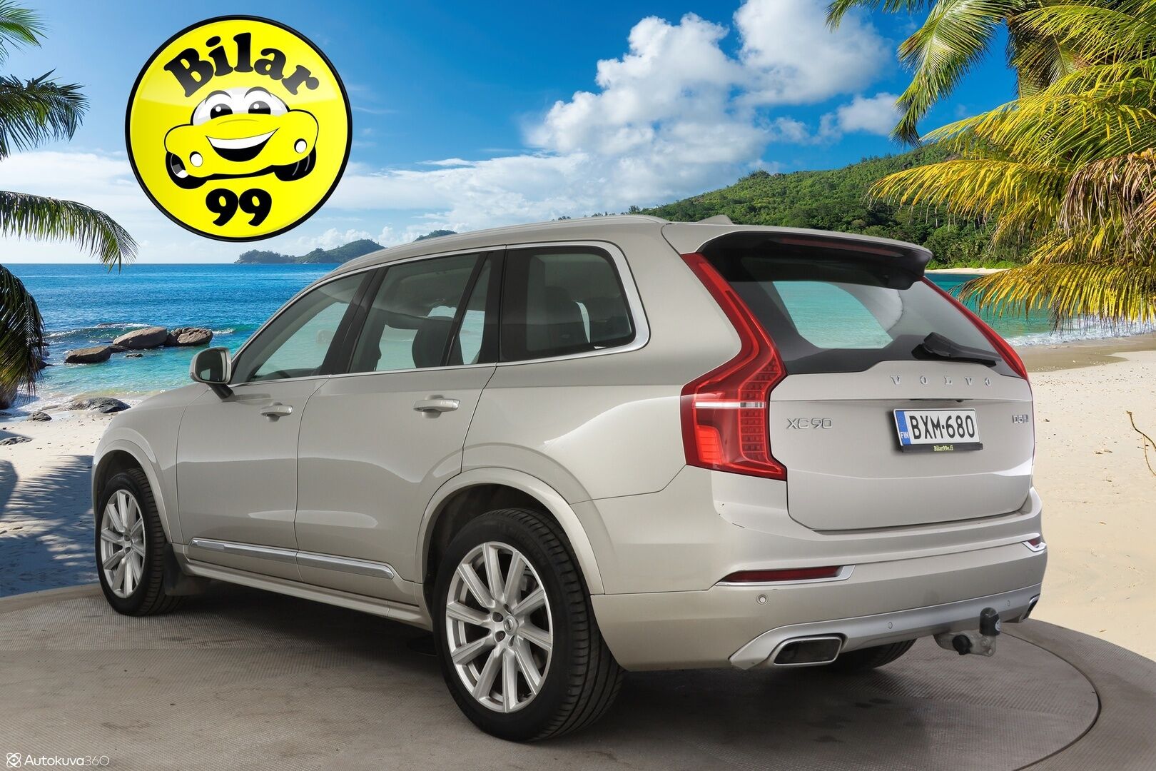 Volvo XC90 2019 D5 AWD Inscription aut * 7-P / Kamera / PilotAssist / Webasto / Muistipenkit / Vetokoukku / Nahkasisusta / Navi * - 2,99 % KORKOTARJOUS TÄHÄN AUTOON - * Jakohihna juuri vaihdettu / Suomi-auto / 2x Vanteet & Renkaat *