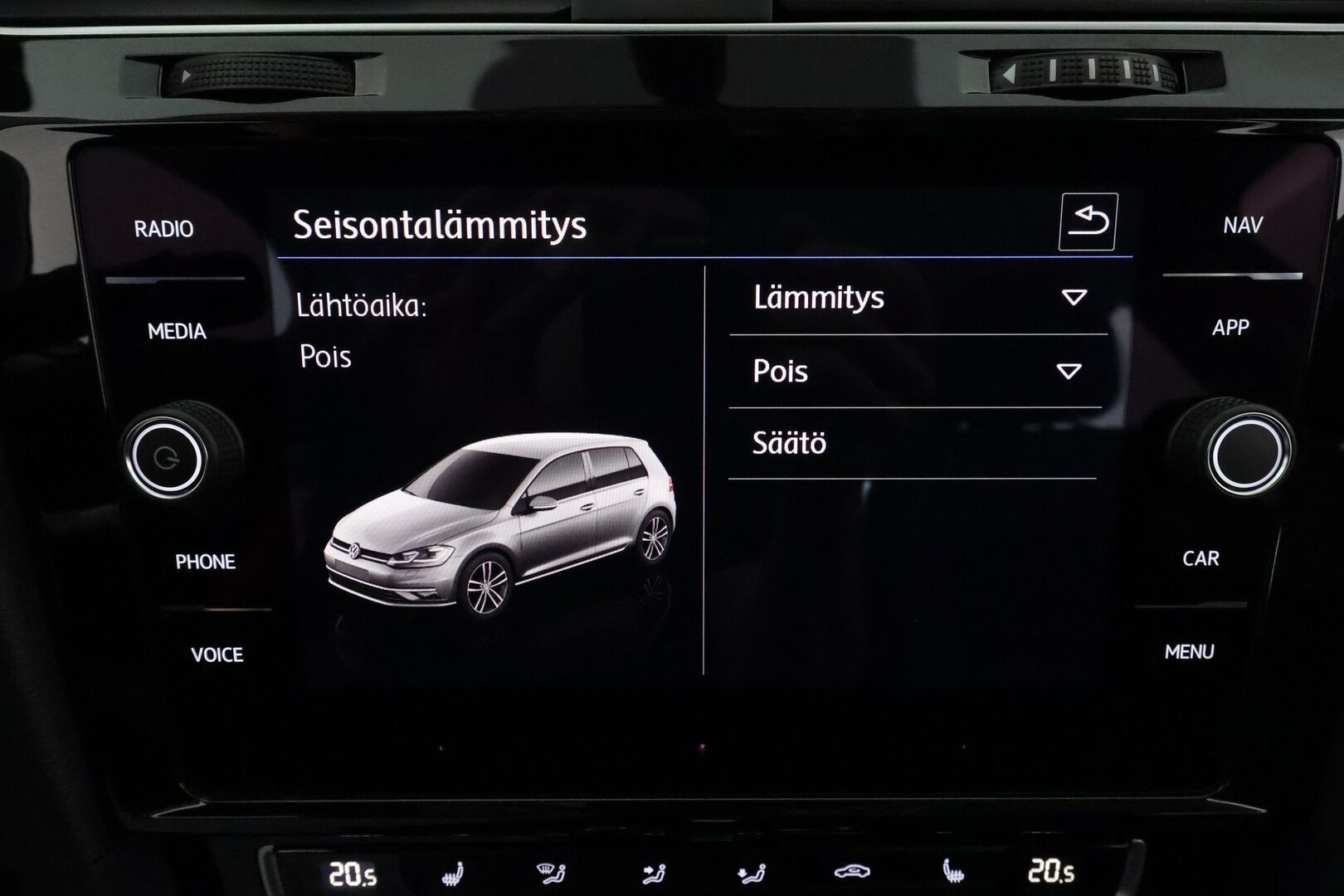 Volkswagen Golf 2019 Highline 1,0 TSI 85 kW (115 hv) DSG-automaatti - Suomiauto | Webasto | Adapt.Vakkari | Digimittari | Peruutuskamera | LED | Kangas-Alcantara |