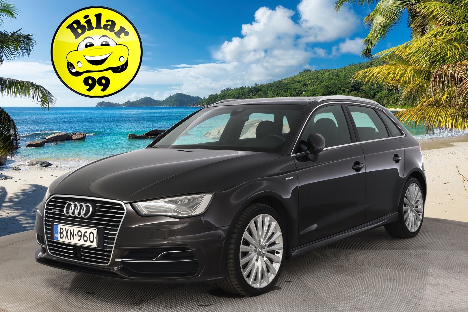 Audi e-tron 2015 A3 Sportback e-tron Viistoperä *Myydään Huutokaupat.com* - *B&O / ACC / Kattoluukku / Sporttinahat / Navi / Blis / 2x Vanteet ja renkaat*