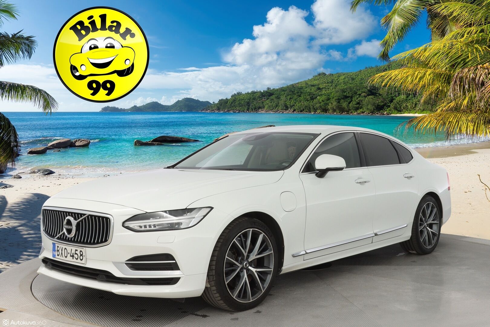 Volvo S90 2019 T8 AWD Business Inscription aut - PA-lisälämmitin / Pilot Assist / Harman/Kardon / Tutkat / Sporttipenkki Muistilla / KeylessGo / Vaalea nahkasisusta / Navi 
