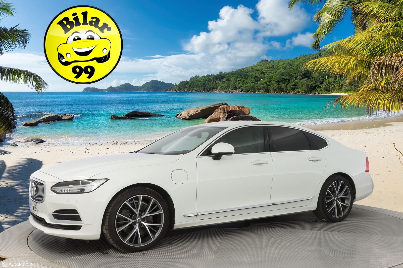 Volvo S90 2019 T8 AWD Business Inscription aut - PA-lisälämmitin / Pilot Assist / Harman/Kardon / Tutkat / Sporttipenkki Muistilla / KeylessGo / Vaalea nahkasisusta / Navi 