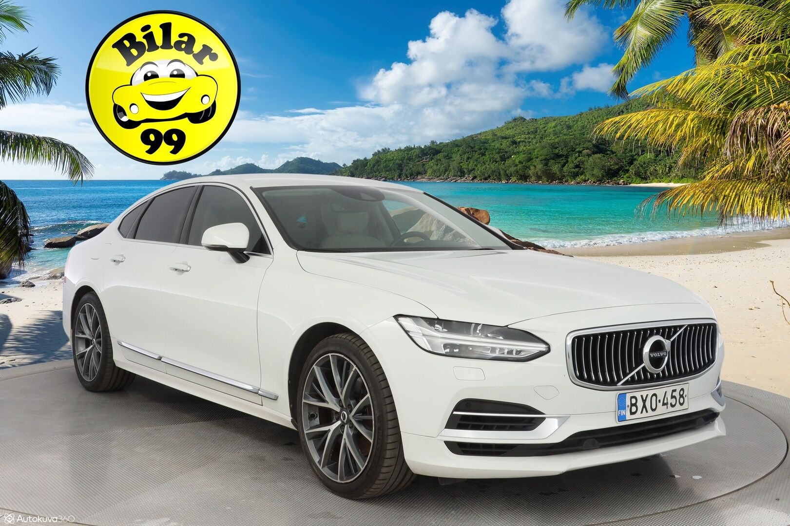 Volvo S90 2019 T8 AWD Business Inscription aut - PA-lisälämmitin / Pilot Assist / Harman/Kardon / Tutkat / Sporttipenkki Muistilla / KeylessGo / Vaalea nahkasisusta / Navi 