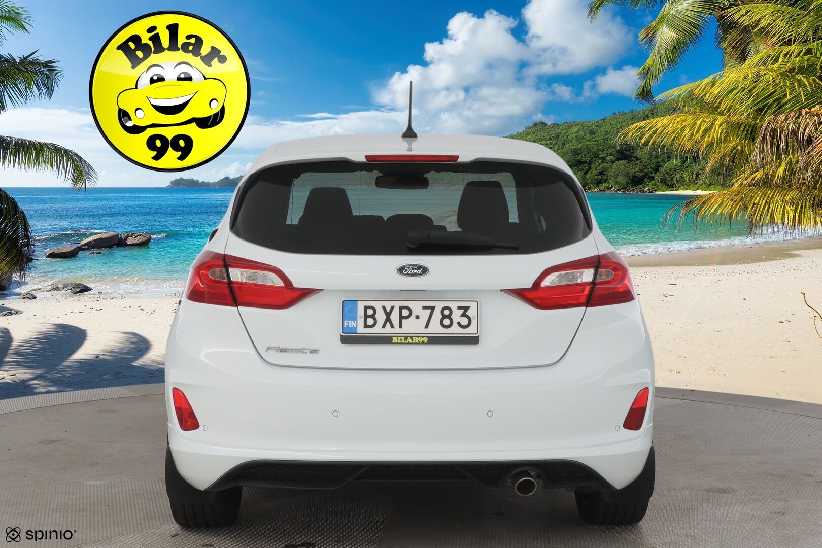 Ford Fiesta 2019 1,0 EcoBoost 100hv A6 ST-Line 5-ovinen**Tutka / Vakkari / Lohko / Lämmitettävä ratti** - Kahdet renkaat vanteineen / Jakopää tehty 02/25 