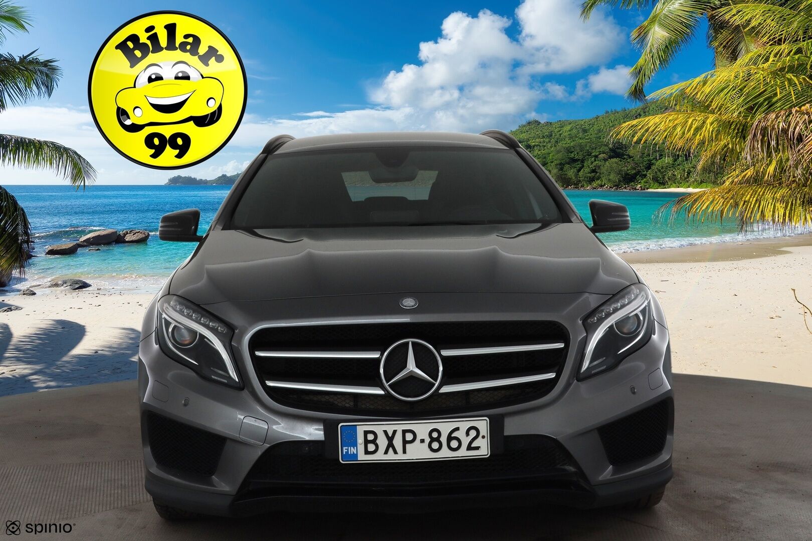 Mercedes-Benz GLA 2017 200 d 4Matic A AMG Line * Vakkari / Webasto / Bi-Xenon / P.tutkat / Sporttipenkit / Navi * - Kahdet renkaat aluvanteilla - HULLUT AVAJAISHULINAT KORKOTARJOUS 3,29 %
