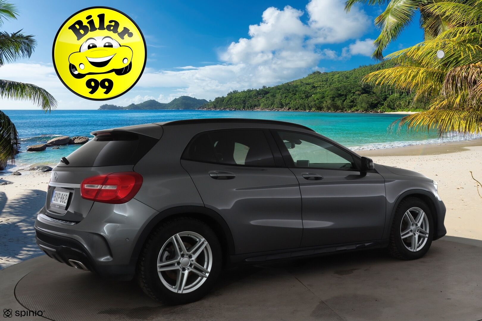 Mercedes-Benz GLA 2017 200 d 4Matic A AMG Line * Vakkari / Webasto / Bi-Xenon / P.tutkat / Sporttipenkit / Navi * - Kahdet renkaat aluvanteilla - HULLUT AVAJAISHULINAT KORKOTARJOUS 3,29 %