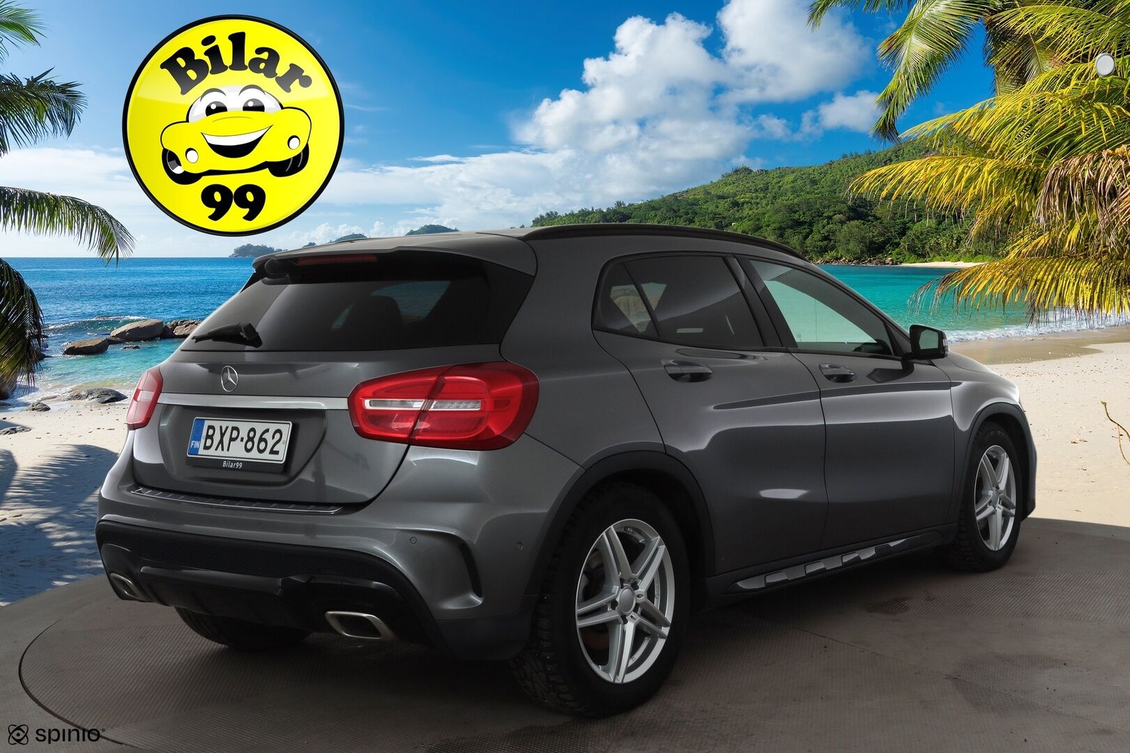 Mercedes-Benz GLA 2017 200 d 4Matic A AMG Line * Vakkari / Webasto / Bi-Xenon / P.tutkat / Sporttipenkit / Navi * - Kahdet renkaat aluvanteilla - HULLUT AVAJAISHULINAT KORKOTARJOUS 3,29 %