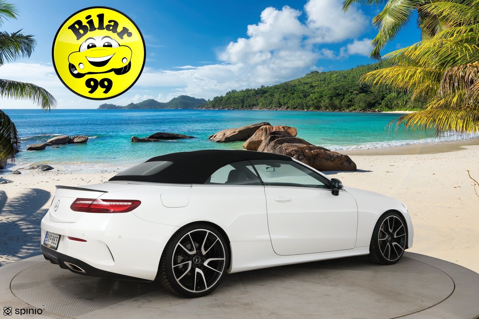 Mercedes-Benz E 2018 200 A Cabriolet Business AMG / Lämpökatto / Niskanlämmittimet / Nahat / Vakkari / BLIS / Ambientet / - Upea kokonaisuus! / 2x vanteet&renkaat / Hyvä huoltohistoria / Navi / Harvinaisuus!