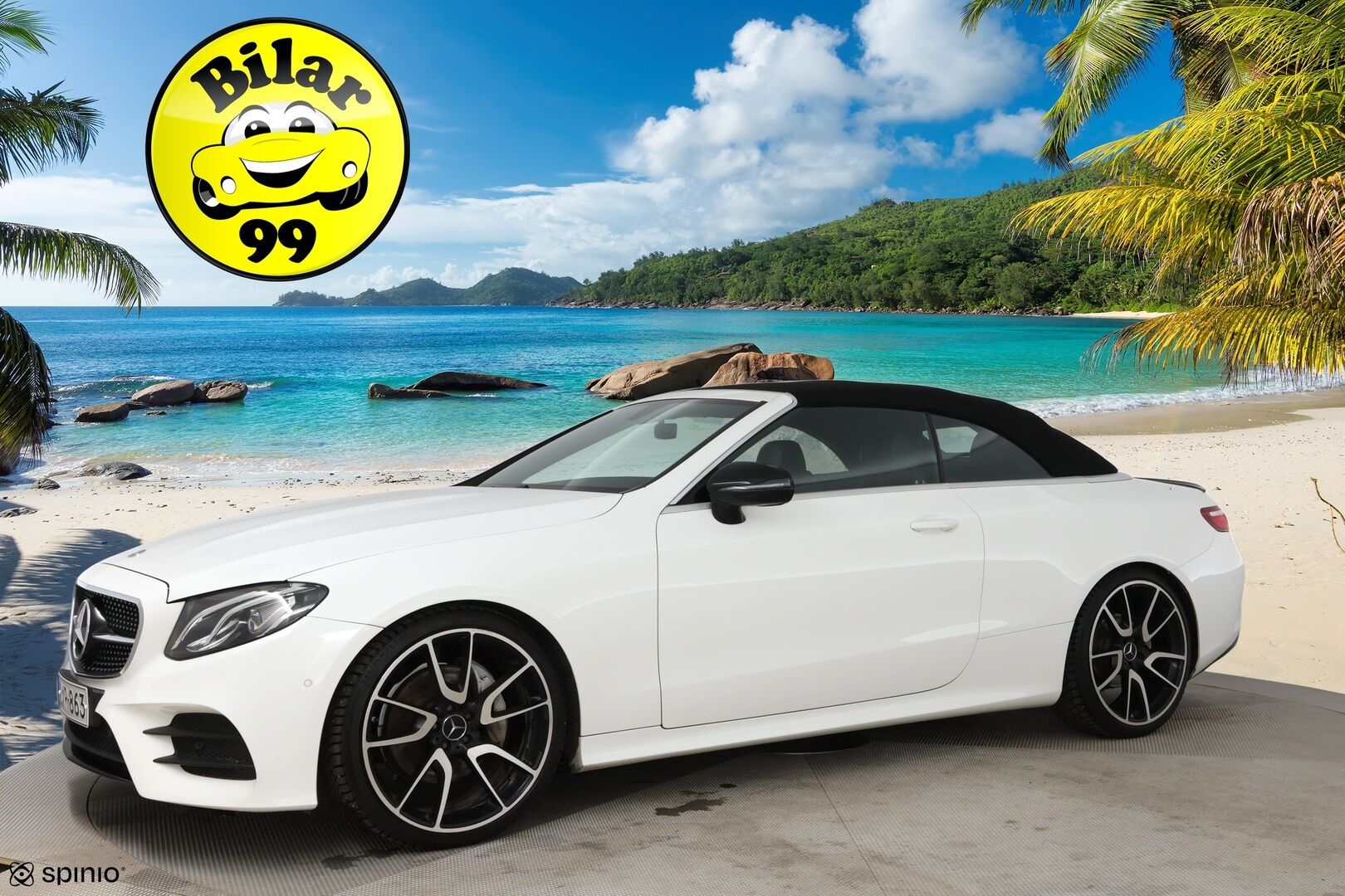 Mercedes-Benz E 2018 200 A Cabriolet Business AMG / Lämpökatto / Niskanlämmittimet / Nahat / Vakkari / BLIS / Ambientet / - Upea kokonaisuus! / 2x vanteet&renkaat / Hyvä huoltohistoria / Navi / Harvinaisuus!