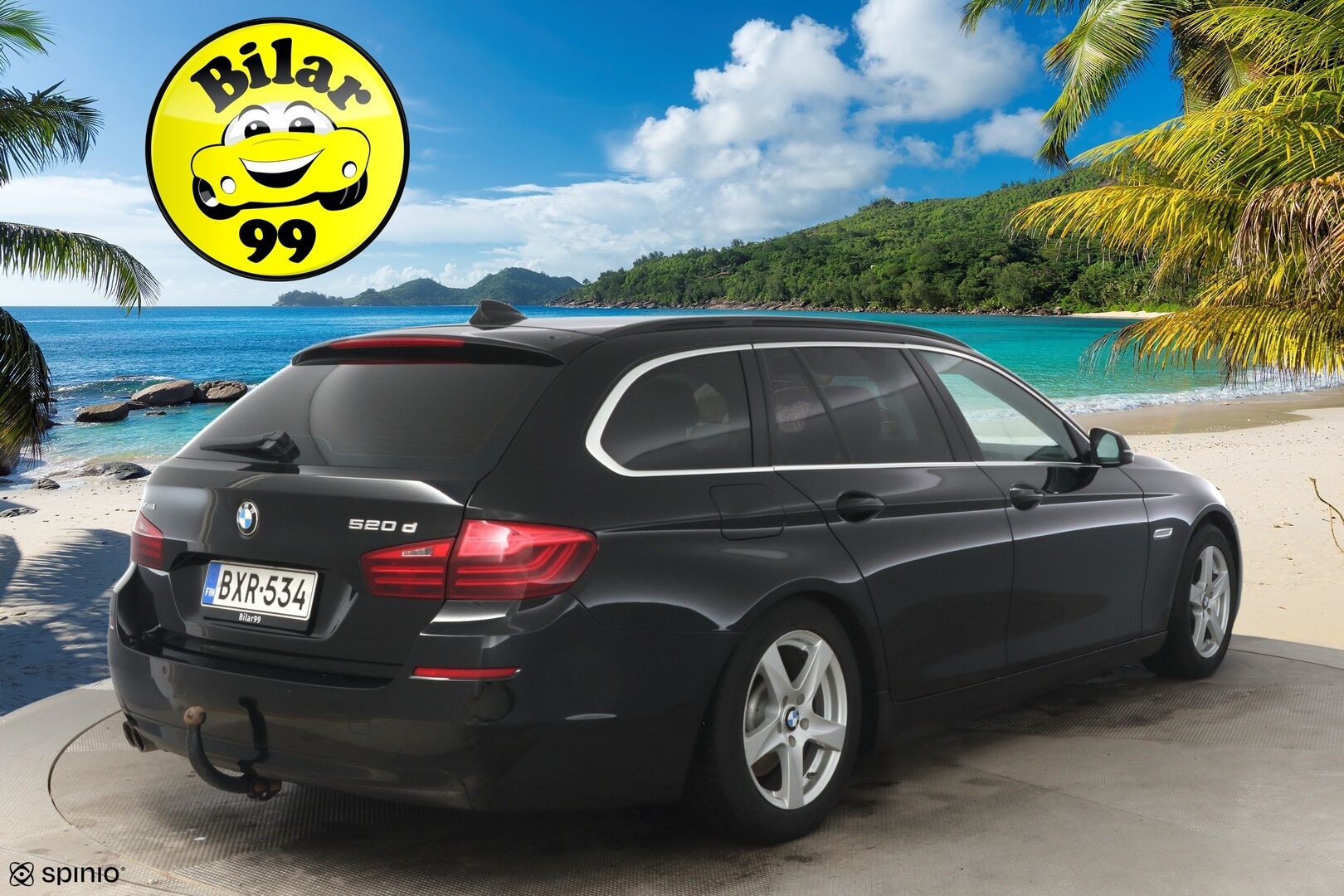 BMW 520 2015 F11 Touring 520d A xDrive Business * LCI / Vetokoukku / P-Tutkat / Vakkari * - *Lämmitettävä Ohjauspyörä / Sähkökontti / Bi-Xenon / Bluetooth/ Juuri katsastettu! * - HULLUT AVAJAISHULINAT KORKOTARJOUS 3,29 %