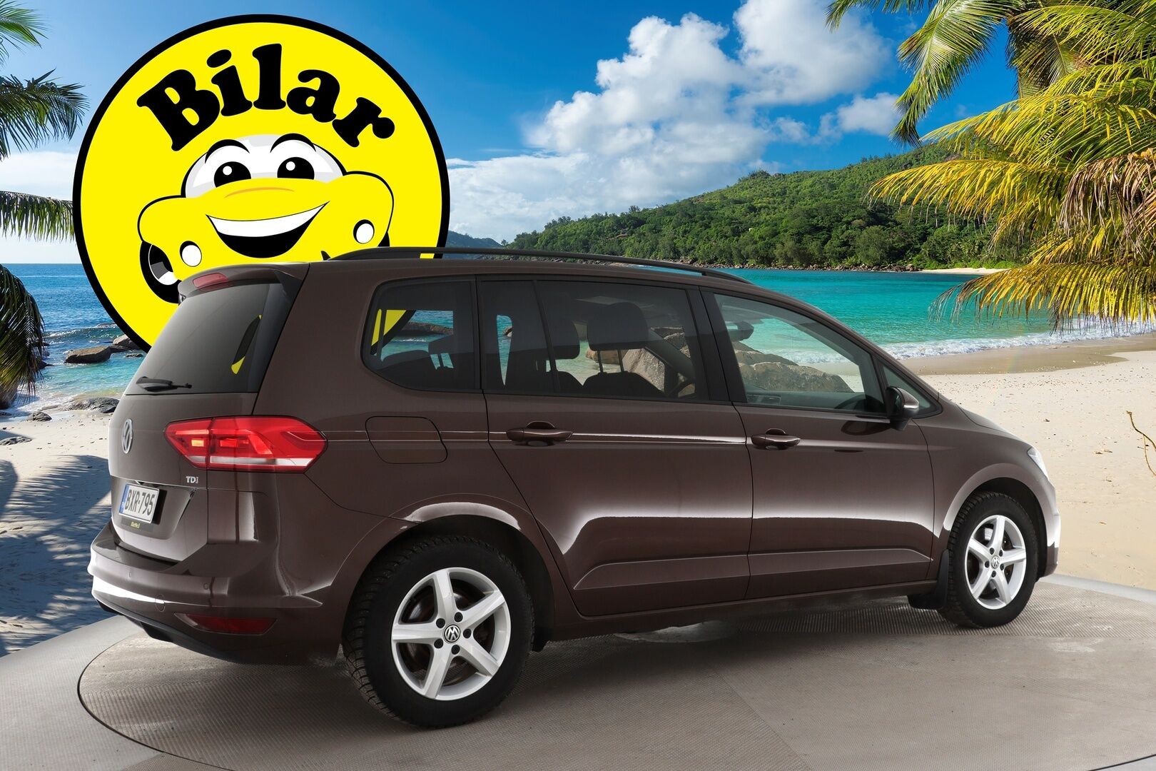 Volkswagen Touran 2016 Trendline 1,6 TDI 81 kW (110 hv) aut. ** Webasto / Navi / Adapt. vakkari / 7-paikkainen / Peruutuskamera **