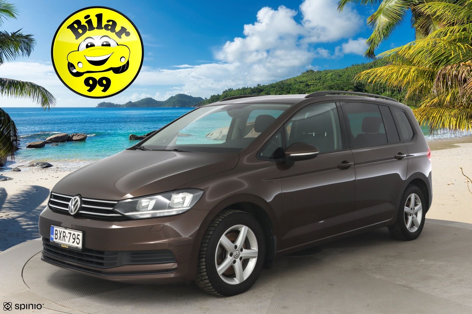 Volkswagen Touran 2016 Trendline 1,6 TDI 81 kW (110 hv) aut. 7-P *ACC / Webasto / Navi / P.Kamera* - 2x Aluvanteet & Renkaat