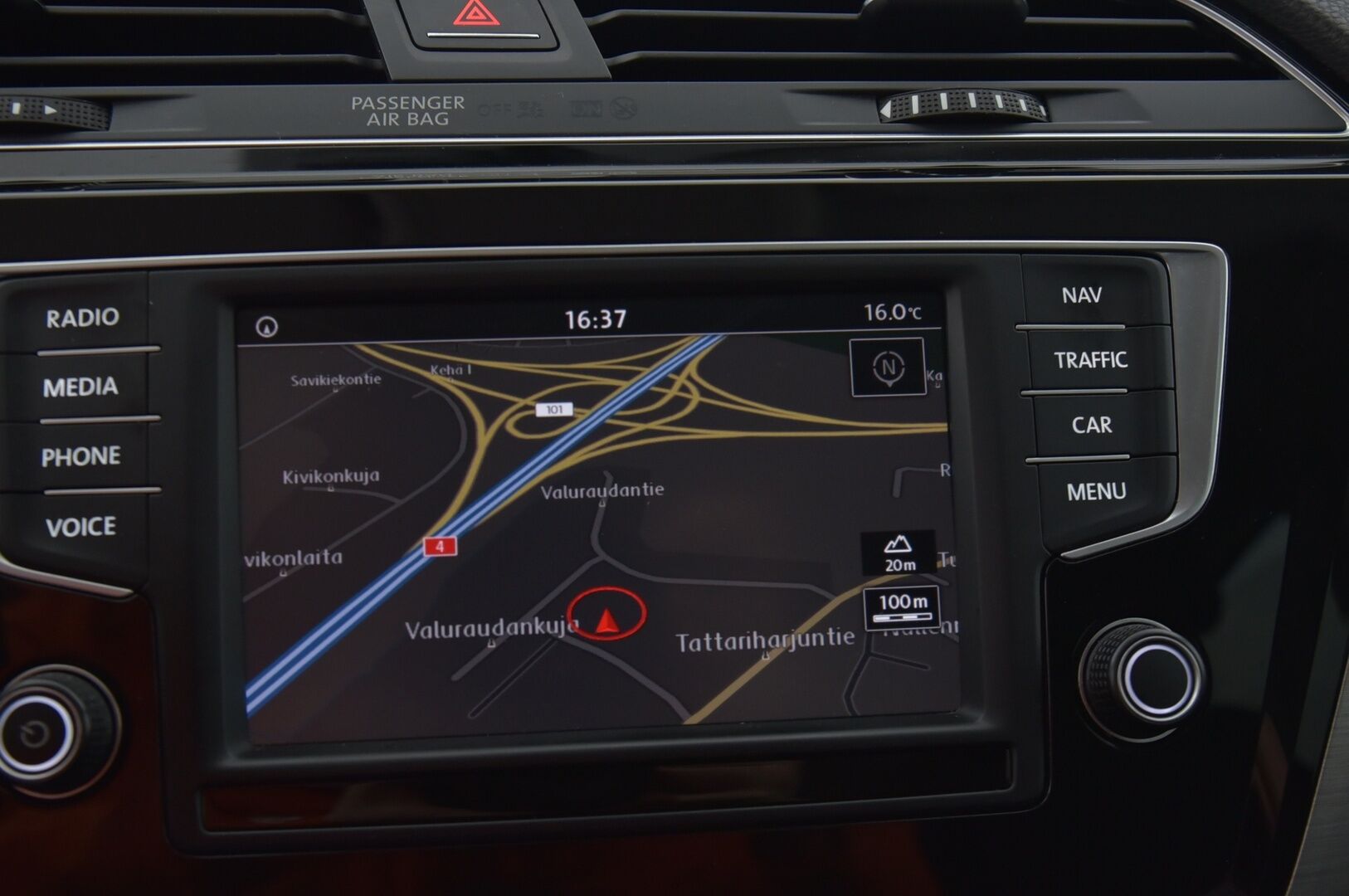 Volkswagen Touran 2016 Trendline 1,6 TDI 81 kW (110 hv) aut. ** Webasto / Navi / Adapt. vakkari / 7-paikkainen / Peruutuskamera **